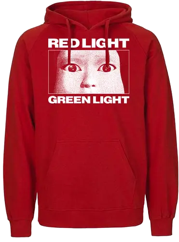 Red Light Green Light - squid, game, tv, k-drama, Kor - Fairtrade Hoodie