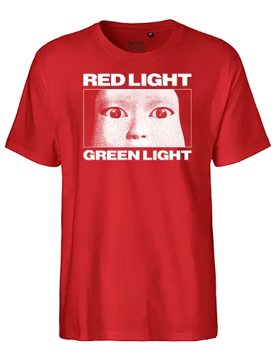 Red Light Green Light - squid, game, tv, k-drama, Kor - Fairtrade T-Shirt