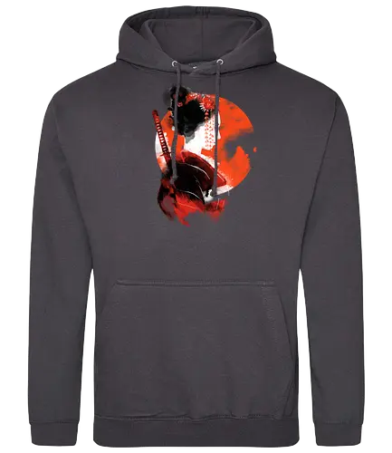 Lady assassin - japan, geisha, Assassin, ninja, shinobi, nippon, art, kunst, sumi-e - Standard Hoodie