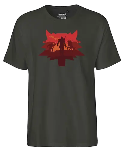 White Wolf - witcher, the witcher, assassin of kings, wild hunt - Fairtrade T-Shirt