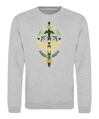 Princess Crest - Hero of Time, gaming, classic gaming, retrogaming - Sweatshirt