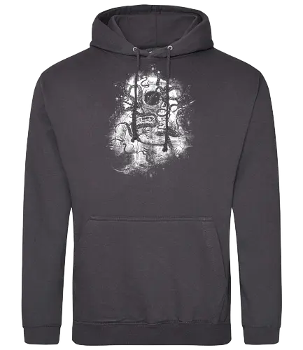 Deep space parasite - space, horror, lovecraft, monster, astronaut, creature - Standard Hoodie