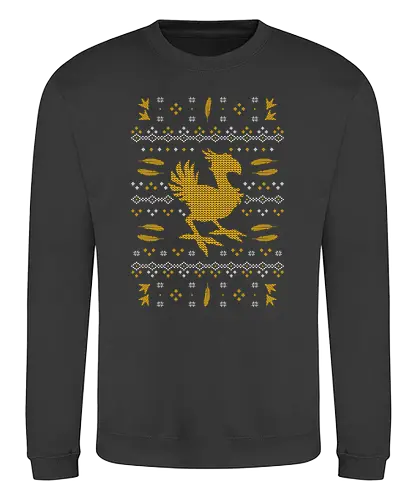 Kweh Christmas - ff7, fantasy, gaming, final, ff8, ff9, ff15, ff, weihnachten, christmas, Kweh, Ugly christmas sweater - Sweatshirt