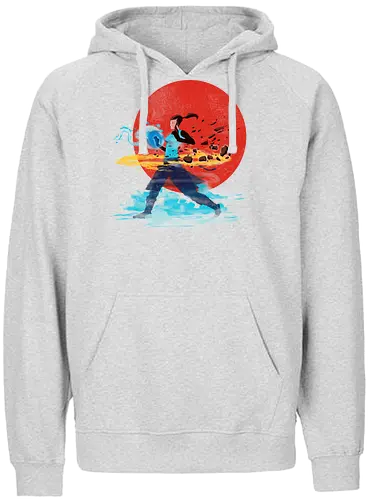 4 powers - anime, manga, japan, element, Elemental, wind, fire, air, rth - Fairtrade Hoodie