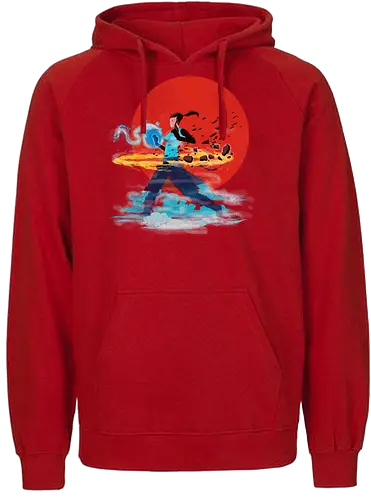 4 powers - anime, manga, japan, element, Elemental, wind, fire, air, rth - Fairtrade Hoodie