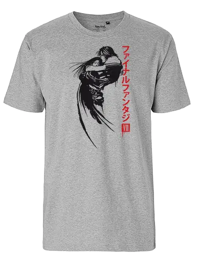 Squall & Rinoa - Sqall, Rinoa, ff8, fantasy, final, Ffviii, Romance, jrpg - Fairtrade T-Shirt