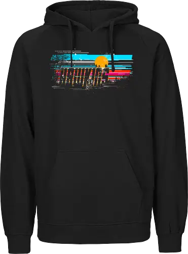 Strange town - serie, tv, stranger kids - Fairtrade Hoodie