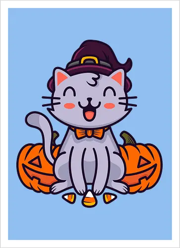 Happy Halloween Cat