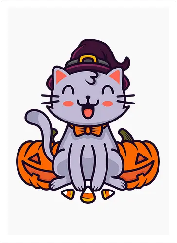 Happy Halloween Cat