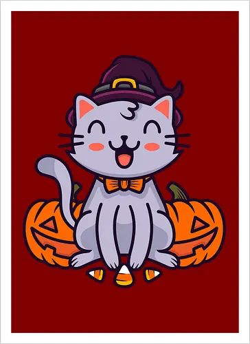 Happy Halloween Cat