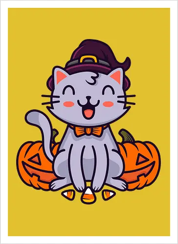 Happy Halloween Cat