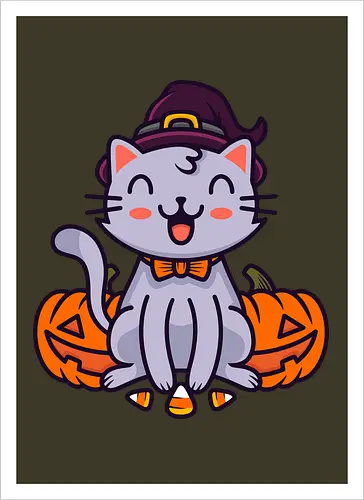 Happy Halloween Cat