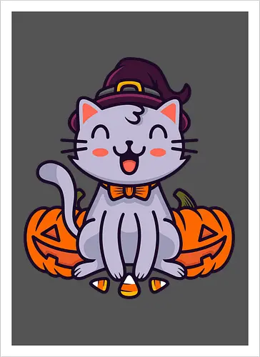 Happy Halloween Cat