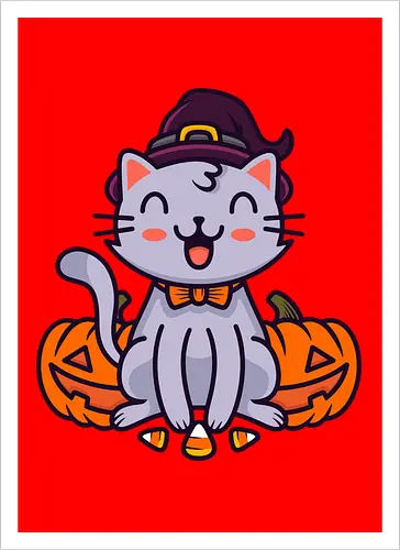Happy Halloween Cat