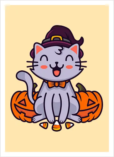 Happy Halloween Cat