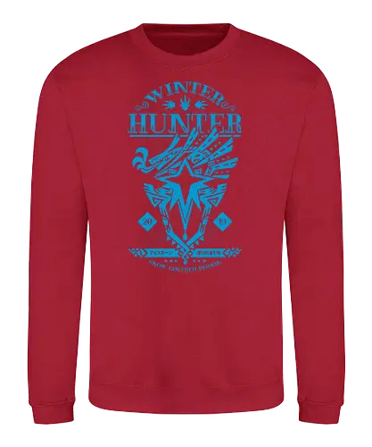 Winter Hunter - monster, hunter, Iceborne, world, Videgames, loot, Grind - Sweatshirt