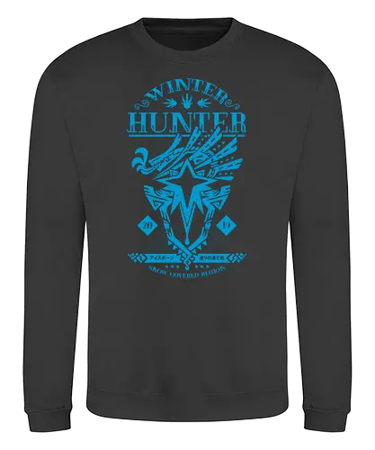 Winter Hunter - monster, hunter, Iceborne, world, Videgames, loot, Grind - Sweatshirt