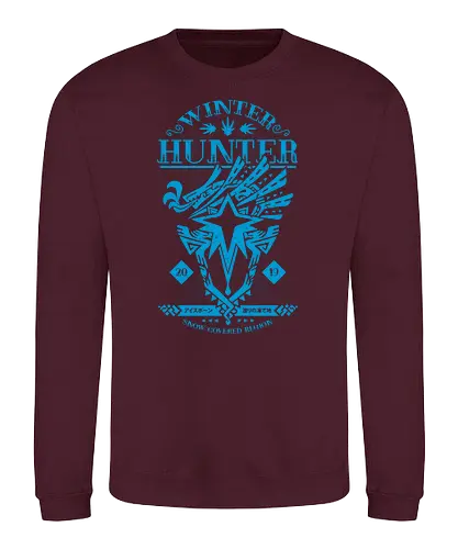 Winter Hunter - monster, hunter, Iceborne, world, Videgames, loot, Grind - Sweatshirt