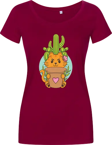 Botanicat Cute Kawaii Illustration