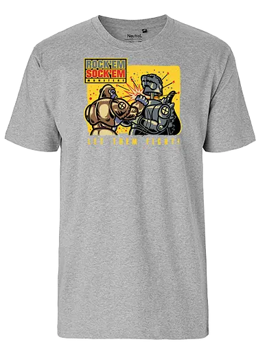 Let Them Fight - Kaiju, japan - Fairtrade T-Shirt