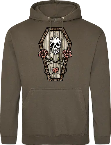 Dead Love Roses Skull Tattoo Art