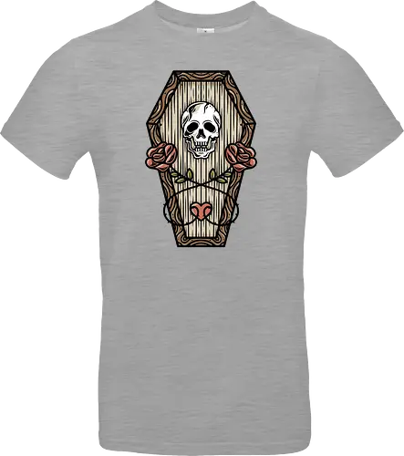 Dead Love Roses Skull Tattoo Art