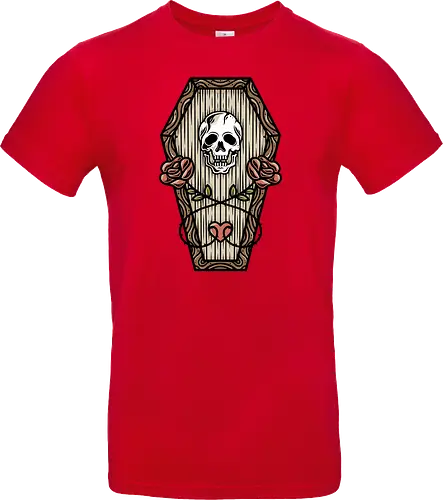 Dead Love Roses Skull Tattoo Art
