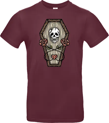 Dead Love Roses Skull Tattoo Art