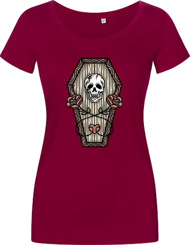 Dead Love Roses Skull Tattoo Art