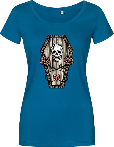 Dead Love Roses Skull Tattoo Art