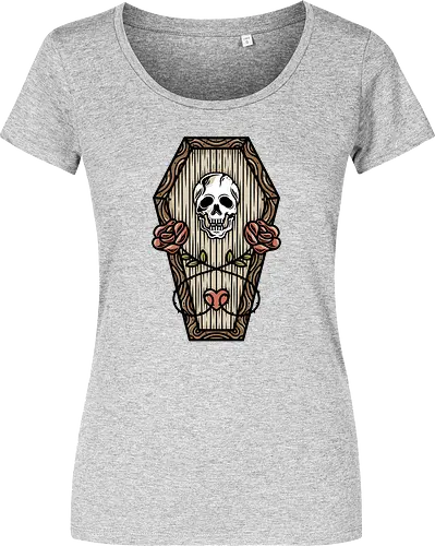 Dead Love Roses Skull Tattoo Art