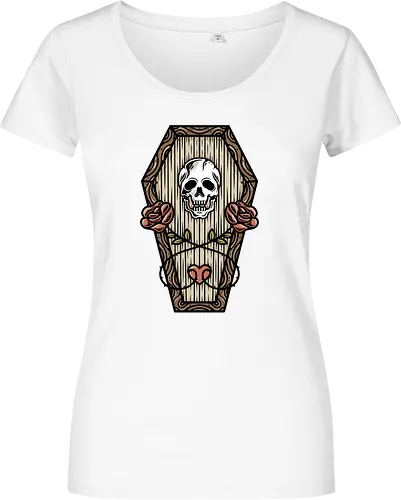 Dead Love Roses Skull Tattoo Art