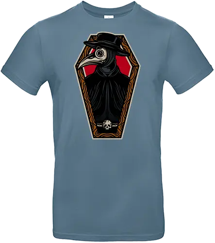 Plague Doctor Coffin - Plague, tattoo, Medival, Pandemic, meme, horror - Standard T-Shirt