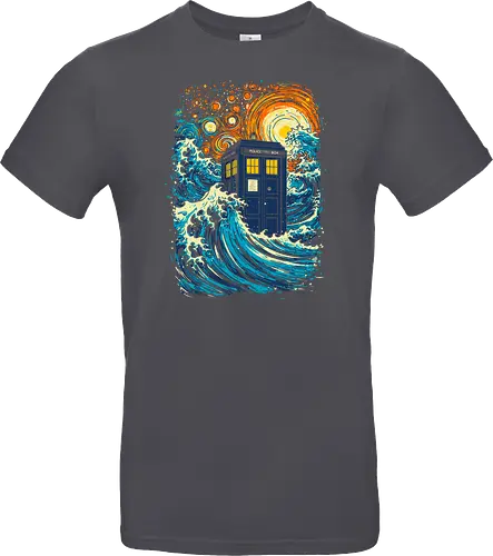 The great kanagawa wave and the blue box