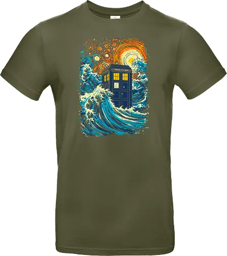 The great kanagawa wave and the blue box