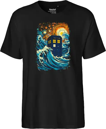 The great kanagawa wave and the blue box