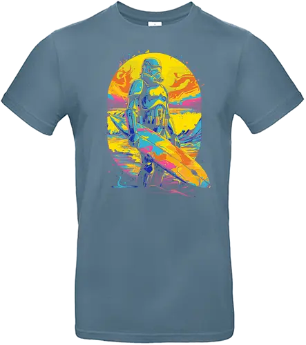 Clone side of the beach - summer, sommer, holidays, space opera - Standard T-Shirt