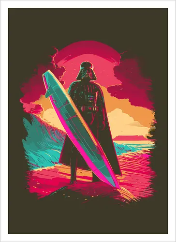 Dark side of the beach