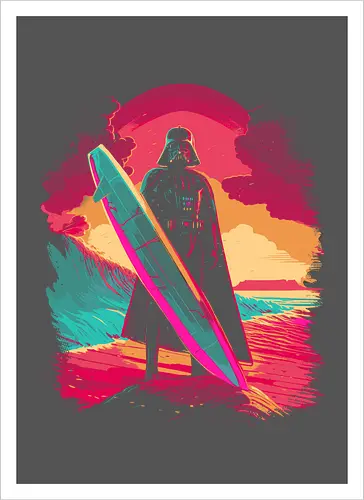 Dark side of the beach