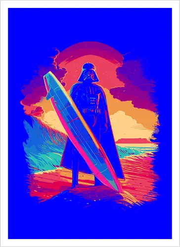Dark side of the beach