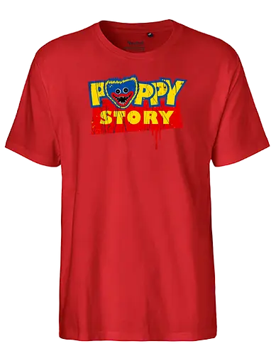 Poppy Story - horror, games, halloween - Fairtrade T-Shirt