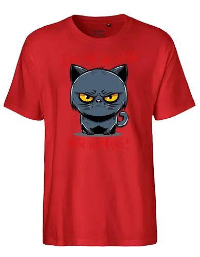 No negotiation - cat, katze, Statement - Fairtrade T-Shirt