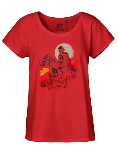Dark samurai 2 - space opera, horse, samurai, lord - Fairtrade Girl Shirt