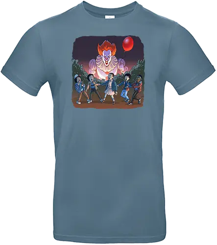 Stranger It - stephen king, it, Clown, stranger kids, eleven, will, mike, dustin, lucas - Standard T-Shirt
