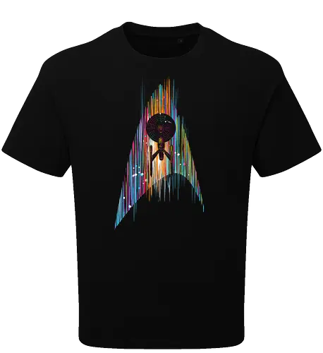 Neon boldy - space, trek, tv, retro - Oversize T-Shirt
