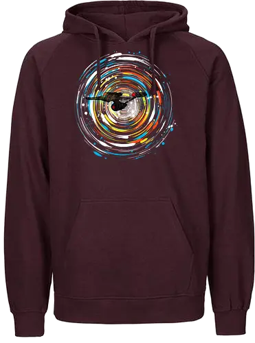 the vortex - scifi, trek, space - Fairtrade Hoodie