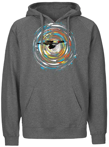 the vortex - scifi, trek, space - Fairtrade Hoodie