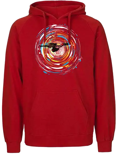 the vortex - scifi, trek, space - Fairtrade Hoodie