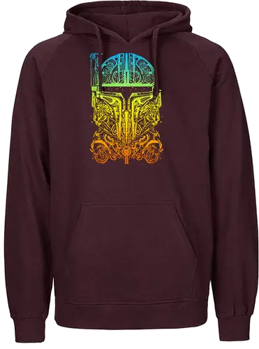 Bobatech - space opera, helm, Helmet - Fairtrade Hoodie