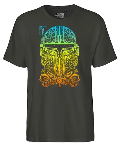 Bobatech - space opera, helm, Helmet - Fairtrade T-Shirt